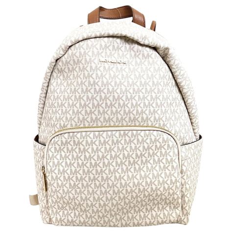 michael kors tagerucksack|michael kors backpack beige.